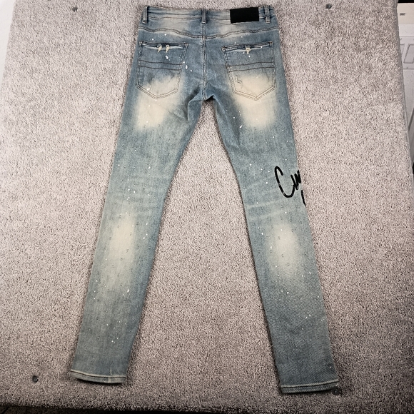 NEW Tulones Currency Collection Men's Dust Wash Denim Jeans 34 Waist NWT - Picture 6 of 15